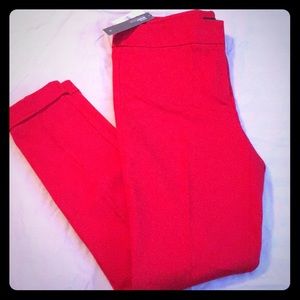 LOFT Red ankle pant